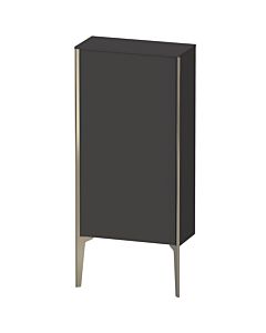 Duravit high cabinet XV1306RB180 50x24x89cm, matt champagne, door on the right, graphite supermatt