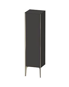 Duravit haut moyen XViu XV1325LB180 40x36x133cm, champagne mat, porte à gauche, graphite supermat