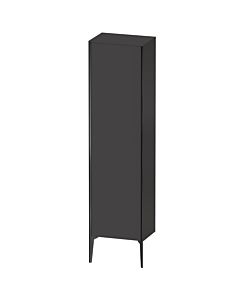 Duravit XViu Hochschrank XV1336RB280 50x36x177cm, schwarz matt, Tür rechts, graphit supermatt