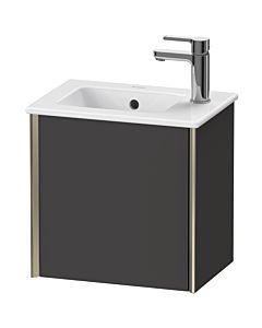 Duravit XViu Waschtisch-Unterschrank XV4024LB180 41x29x40cm, wandhängend, champagner matt, Anschlag links, graphit supermatt