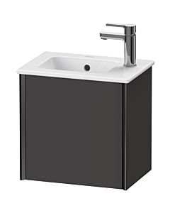 Duravit XViu vanity unit XV4024LB280 41x29x40cm, wall-hung, matt black, stop on the left, graphite super matt