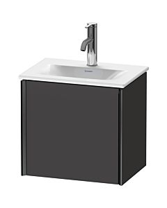 Duravit XViu Waschtisch-Unterschrank XV4030LB280 43x31x39,7cm, 1 Tür, schwarz matt, links, graphit supermatt