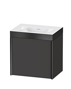Duravit XViu meuble sous-vasque XV4631NB280P 45x33,3cm, 2000 , droite, sans trou pour robinet, noir mat, Rahmen P, graphite super mat
