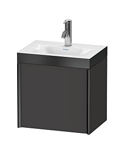 Duravit XViu meuble sous-vasque XV4631OB280P 45x33,3cm, 2000 , droite, 2000 , noir mat, Rahmen P, graphite supermatt