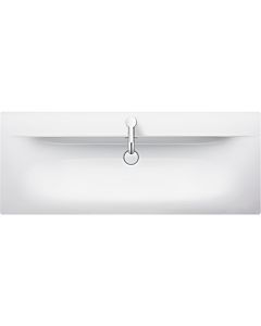 Duravit Viu Meuble sous lavabo 2344120000 123x49cm, blanc , avec 1 trou pour le robinet, avec trop-plein, avec plage de robinetterie