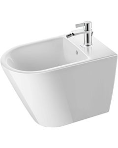 Duravit D-Neo bidet faucet DE2400001010 with pop-up waste, projection 125mm, chrome