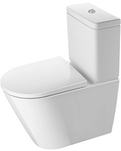 Duravit D-Neo WC 0021690000 avec fermeture amortie, charnières en acier inoxydable, blanc