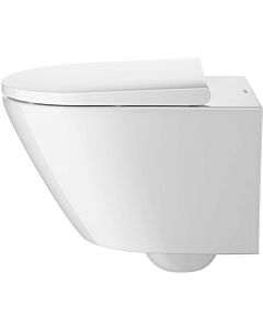 Duravit D-Neo wall washdown WC 25770900001 sans monture, Durafix inclus, wondergliss blanc