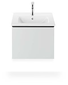 Duravit Me by Starck Möbel-Waschtisch 23365300001 53 x 43 cm, weiß WonderGliss, mit Hahnloch, Überlauf, Hahnlochbank