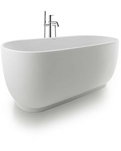 Duravit Luv Badewanne 700434000000000 180 x 85 x 46 cm, freistehend, Verkleidung und Gestell, 2 Rückenschrägen, weiß