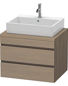 Duravit DuraStyle vasque DS531603535 70 x 54,8 cm, chêne terra, pour console, 2 tiroirs