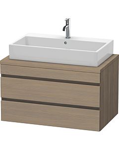 Duravit DuraStyle vasque DS531803535 90 x 54,8 cm, chêne terra, pour console, 2 tiroirs