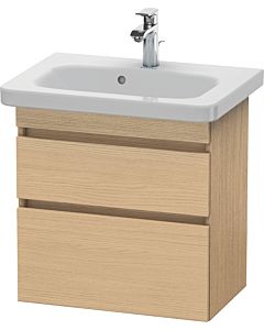 Duravit DuraStyle vasque DS647903030 58 x 36,8 cm, chêne naturel, 2 tiroirs, suspendu