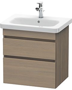 Duravit DuraStyle vasque DS648003535 58 x 44,8 cm, chêne terra, 2 tiroirs, suspendu