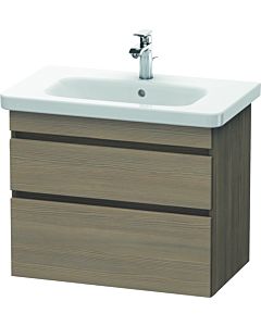 Duravit DuraStyle Waschtisch-Unterschrank DS648103535 73 x 44,8 cm, Eiche terra, 2 Schubkästen, wandhängend