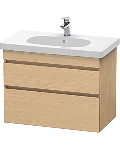 Duravit DuraStyle vasque DS648403030 80 x 45,3 cm, chêne naturel, 2 tiroirs, suspendu
