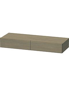 Duravit DuraStyle drawer shelf DS827103535 120 x 44 cm, 2 drawers, terra oak, with console support