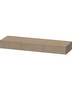 Duravit DuraStyle drawer shelf DS827203535 150 x 44 cm, 3 drawers, terra oak, with console support