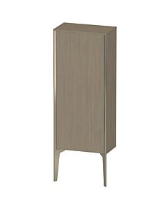 Duravit high cabinet XV1305LB135 40x24x89cm, matt champagne, door on the left, terra oak