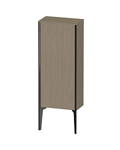 Duravit high cabinet XV1305RB235 40x24x89cm, matt black, door right, terra oak