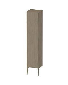 Duravit tall cabinet XV1335RB135 40x36x177cm, matt champagne, door on the right, terra oak