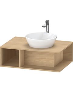 Duravit D-Neo meuble sous-vasque DE495803030 80 x 55 cm, chêne naturel, compartiment 2000 , console 2000 , montage mural