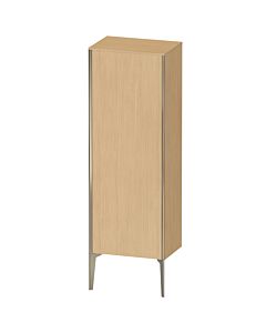Duravit haut moyen XViu XV1326RB130 50x36x133cm, champagne mat, porte à droite, chêne naturel
