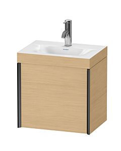 Duravit XViu meuble sous-vasque XV4630OB230C 45x33,3cm, 2000 , gauche, 2000 , noir mat, Rahmen C, chêne naturel