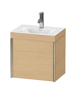 Duravit XViu meuble sous-vasque XV4631OB130C 45x33,3cm, 2000 , droite, 2000 , champagne mat, Rahmen C, chêne naturel