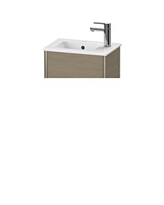 Duravit XViu Waschtisch-Unterschrank XV4480RB135 41x29x59,4cm, stehend, champagner matt, Anschlag rechts, Eiche terra