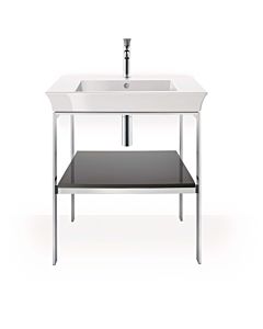 Duravit Console pour lavabo White Tulip WT45400H1H1 68,4 x 45 cm, Graphit haute brillance, sur pied, métal