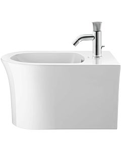 Duravit White Tulip Bidet 2293150000 37x54cm, avec trou pour robinet, trop-plein, plage de robinetterie, blanc