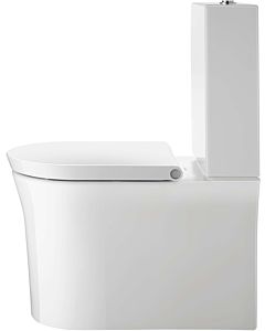 Duravit tulipe blanche 0933100005 37x14,5cm, blanc , connexion gauche, couverte