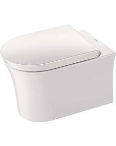 Duravit White Tulip WC 0027090000 avec fermeture amortie, amovible, charnières en acier inoxydable, blanc