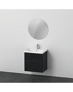 Duravit D-Neo Möbel-Set DE010901616 650mm, Eiche Schwarz
