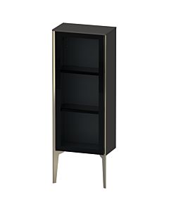 Duravit XV1360LB180 40x24x89cm, porte vitrée, champagne mat, porte à gauche, graphite supermat