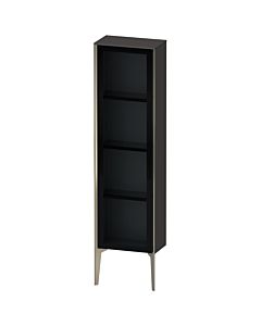 Duravit haut moyen XViu XV1365RB180 40x24x133cm, porte vitrée, champagne mat, porte à droite, graphite supermat