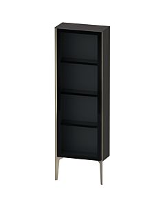 Duravit haut moyen XViu XV1366RB180 50x24x133cm, porte vitrée, champagne mat, porte à droite, graphite supermat