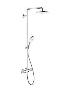 Duravit C.1 Duschsystem C14280008010, chrom, mit Brause-Thermostat, Ausladung 350mm