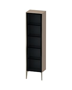 Duravit haut XViu XV1376LB175 50x36x177cm, porte vitrée, champagne mat, porte à gauche, lin