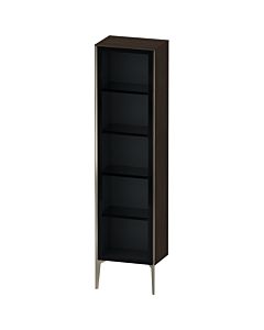 Duravit XViu Hochschrank XV1376RB169 50x36x177cm, Glastür, champagner matt, Tür rechts, nussbaum gebürstet