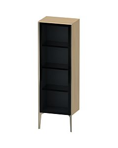 Duravit XViu Halbhochschrank XV1368LB171 50x36x133cm, Glastür, champagner matt, Tür links, mediterrane eiche