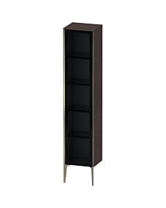 Duravit XViu Hochschrank XV1375RB172 40x36x177cm, Glastür, champagner matt, Tür rechts, eiche dunkel gebürstet
