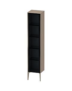 Duravit haut XViu XV1375RB175 40x36x177cm, porte vitrée, champagne mat, porte à droite, lin