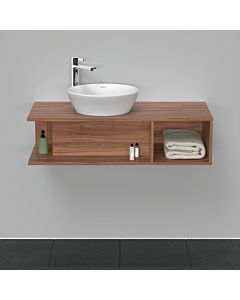 Duravit D-Neo Waschtisch-Unterschrank DE491907979 100 x 48 cm, Nussbaum Natur, wandhängend, 1 Fach, 1 Konsolenplatte