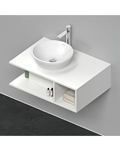Duravit D-Neo Waschtisch-Unterschrank DE492801818 80 x 55 cm, Weiß Matt, wandhängend, 1 Fach, 1 Konsolenplatte