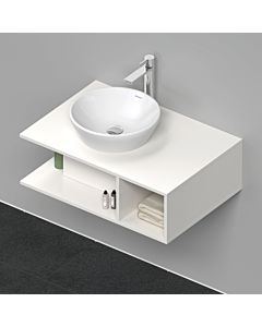 Duravit D-Neo Waschtisch-Unterschrank DE492802222 80 x 55 cm, Weiß Hochglanz, wandhängend, 1 Fach, 1 Konsolenplatte