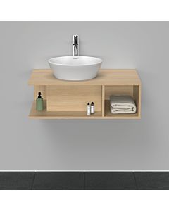 Duravit D-Neo Waschtisch-Unterschrank DE492803030 80 x 55 cm, Eiche Natur, wandhängend, 1 Fach, 1 Konsolenplatte