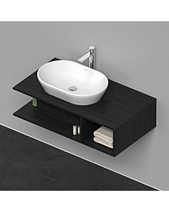 Duravit D-Neo Waschtisch-Unterschrank DE492901616 100 x 55 cm, Eiche Schwarz, wandhängend, 1 Fach, 1 Konsolenplatte