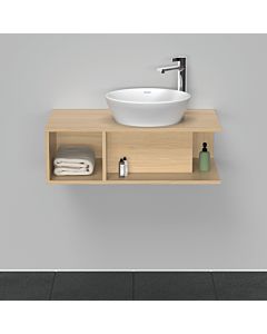 Duravit D-Neo Waschtisch-Unterschrank DE493803030 80 x 48 cm, Eiche Natur, 1 Fach, 1 Konsolenplatte, wandhängend